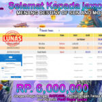 BUKTI JACKPOT SLOT DESTINY OF SUN AND MOON TERPERCAYA DI INDONESIA TGL 26-08-2024