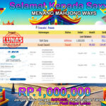 BUKTI JACKPOT SLOT MAHJONG WAYS TERPERCAYA DI INDONESIA TGL 13-08-2024