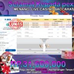 BUKTI JACKPOT LIVE CASINO BACACARAT A TERPERCAYA DI INDONESIA TGL 05-09-2024