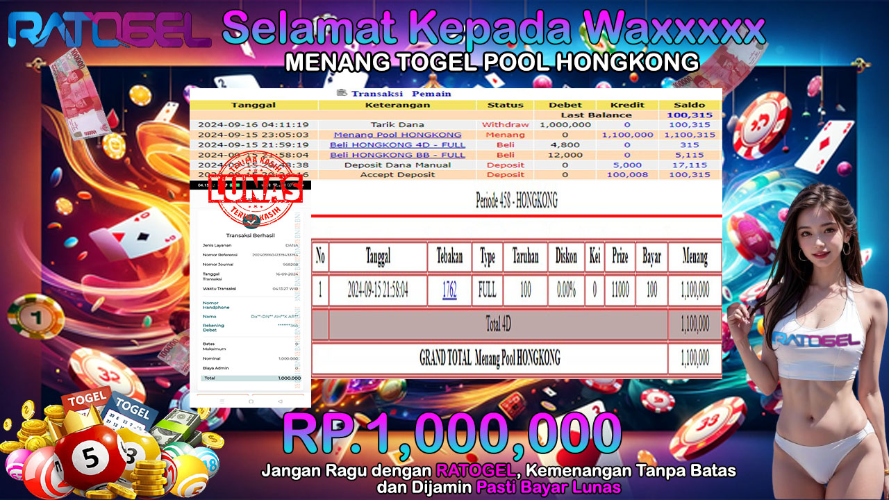 BUKTI JACKPOT TOGEL POOL HONGKONG TERPERCAYA DI INDONESIA TGL 16-09-2024