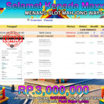 BUKTI JACKPOT SLOT MAHJONG WAYS TERPERCAYA DI INDONESIA TGL 18-09-2024