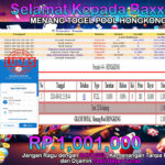 BUKTI JACKPOT TOGEL POOL HONGKONG  TERPERCAYA DI INDONESIA TGL 02-09-2024