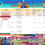 BUKTI JACKPOT SLOT MAHJONG WAYS TERPERCAYA DI INDONESIA TGL 28-09-2024