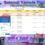 BUKTI JACKPOT SLOT COCKTAIL NIGHT TERPERCAYA DI INDONESIA TGL 09-10-2024