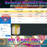 BUKTI JACKPOT SLOT MAHJONG WINS 2 TERPERCAYA DI INDONESIA TGL 04-10-2024